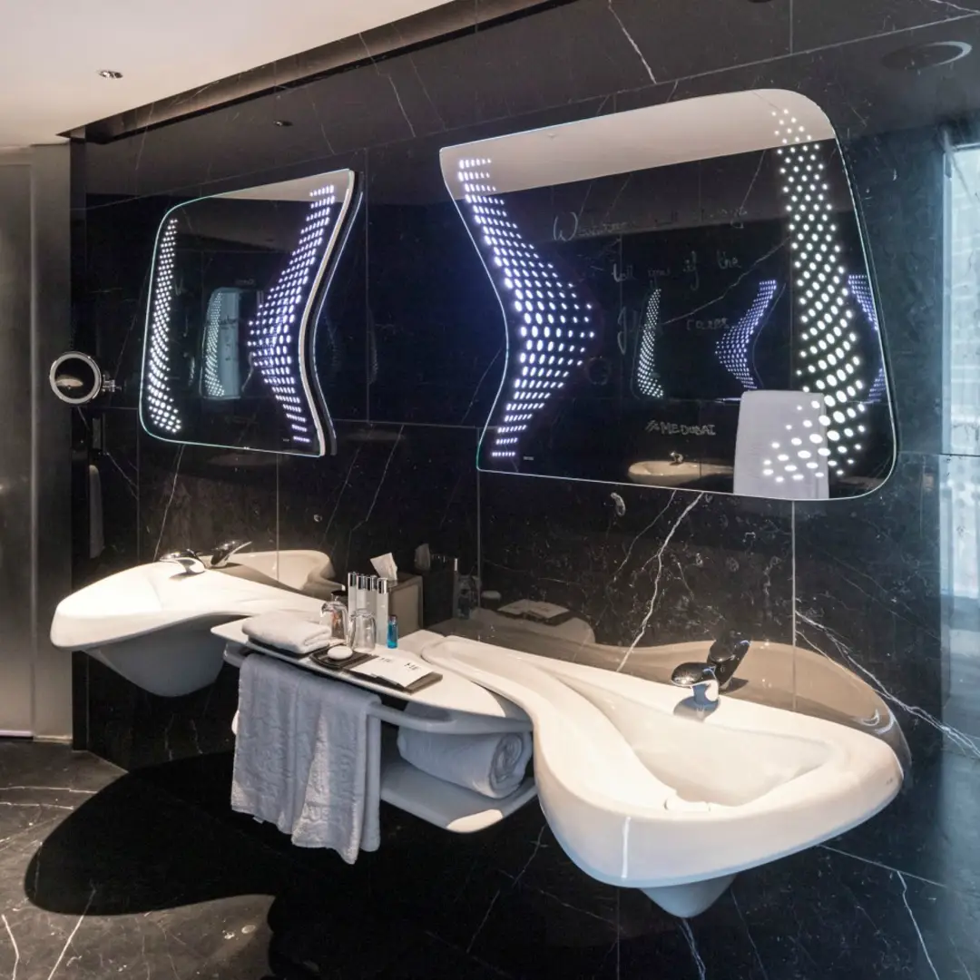 Zaha Hadid Architects ME Dubai Hotel interior