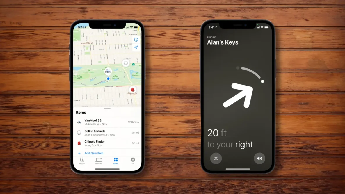 Apple AirTag app