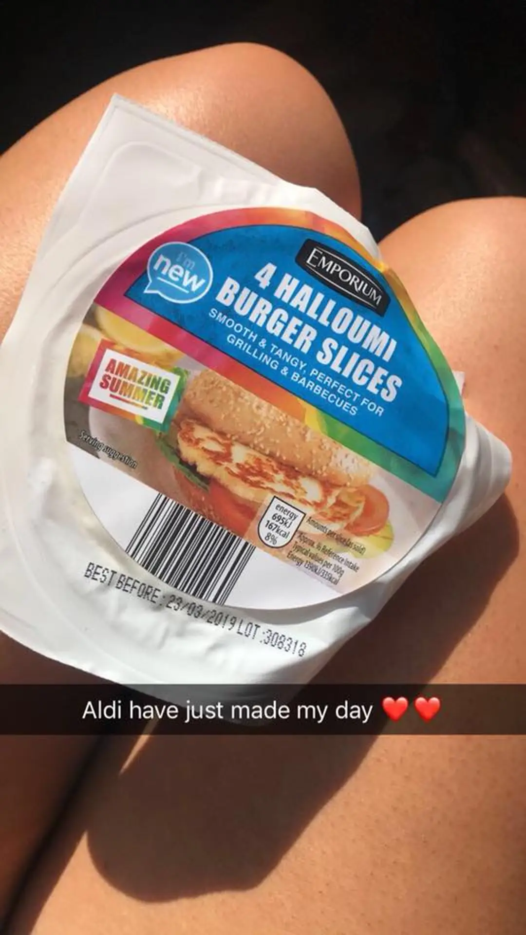 Aldi Halloumi slices have gone down well on Instagram