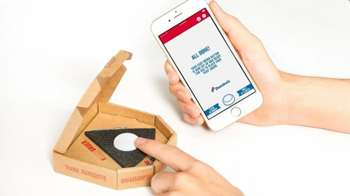 Domino's Easy Order Button