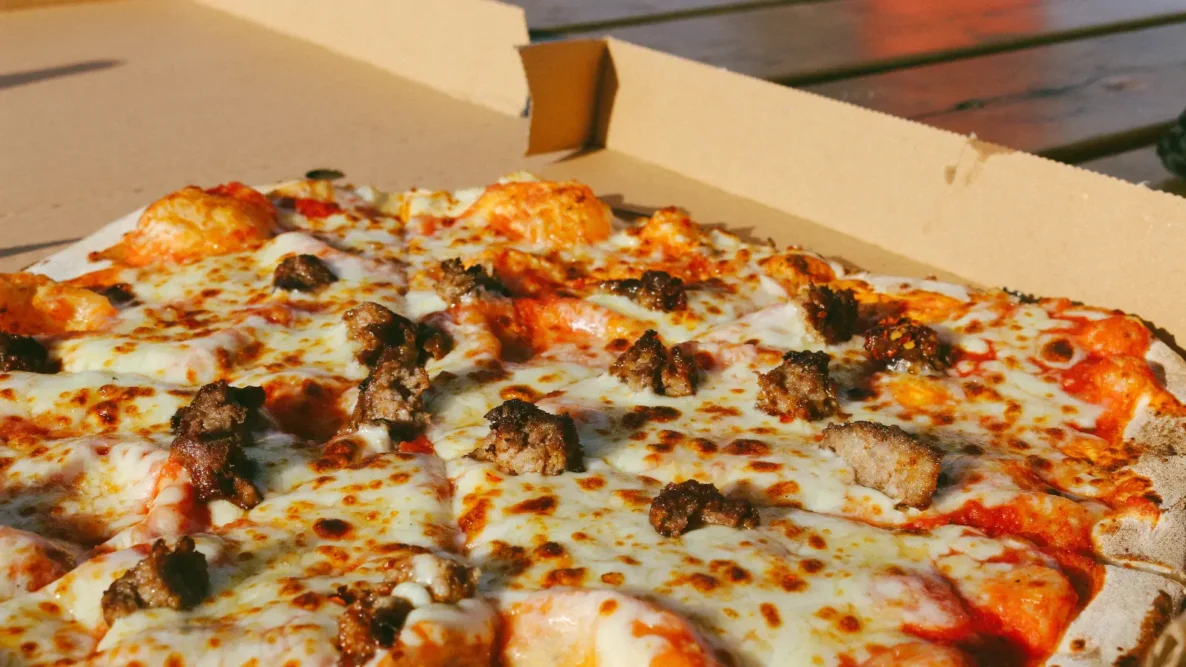 Fresh takeaway pizza from an ATM?