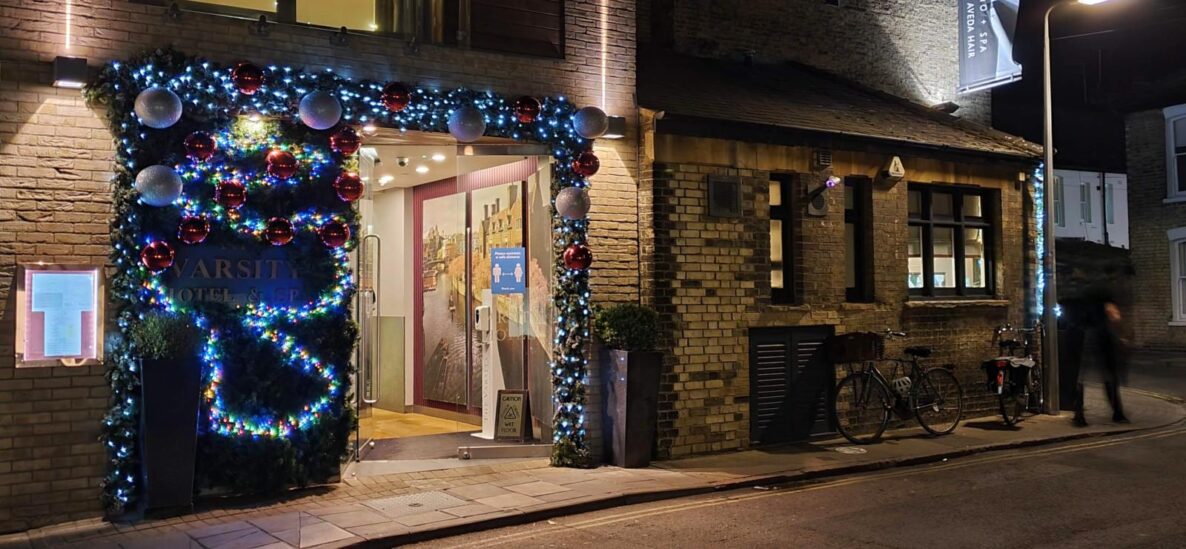 The Varsity Hotel Cambridge entrance
