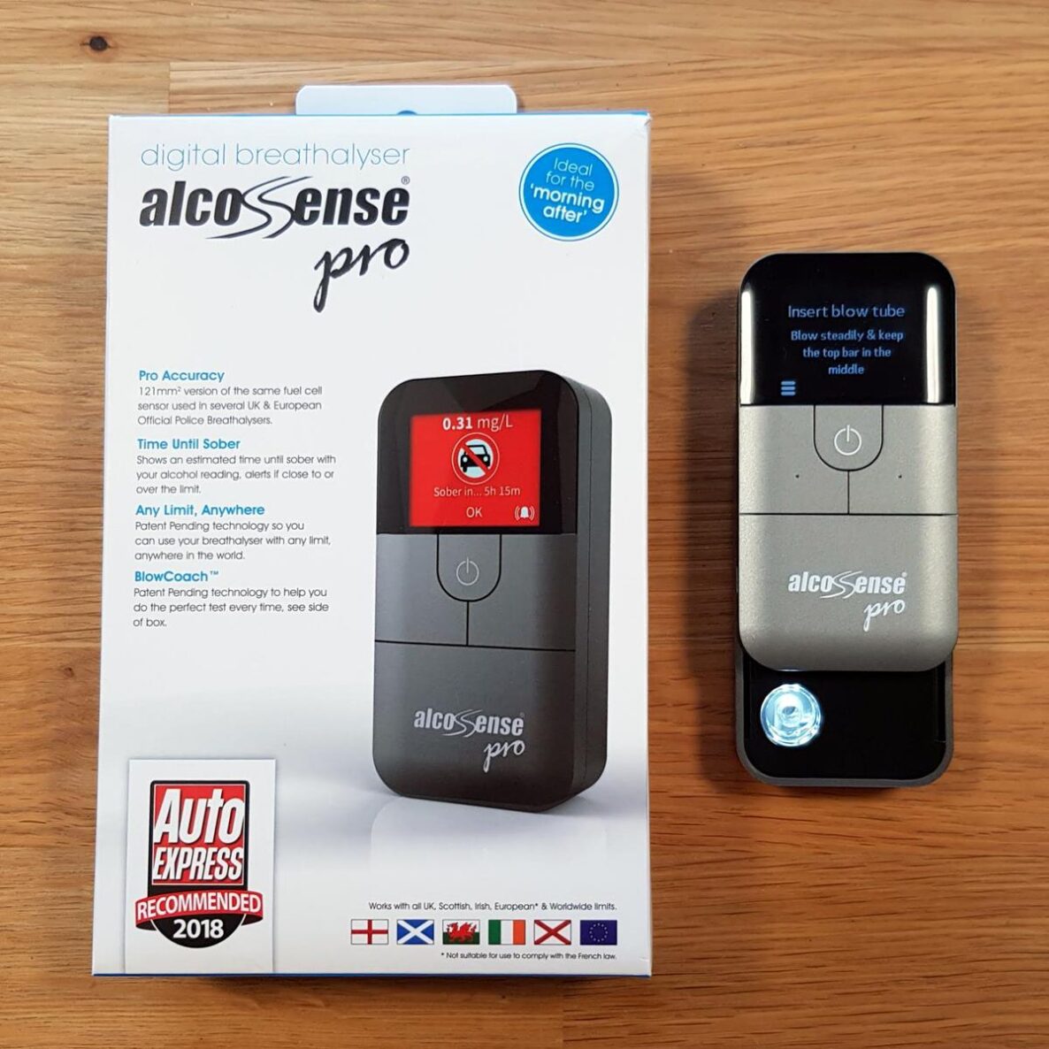 AlcoSense Pro breathalysers