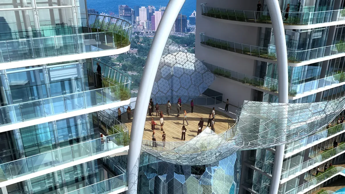 Zwembalkons Hotel Concept for Mumbai