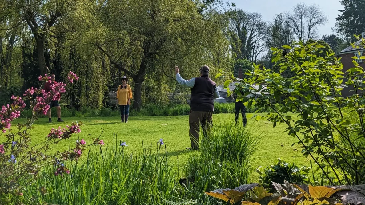 Fly fishing breaks and tuition on the River Test