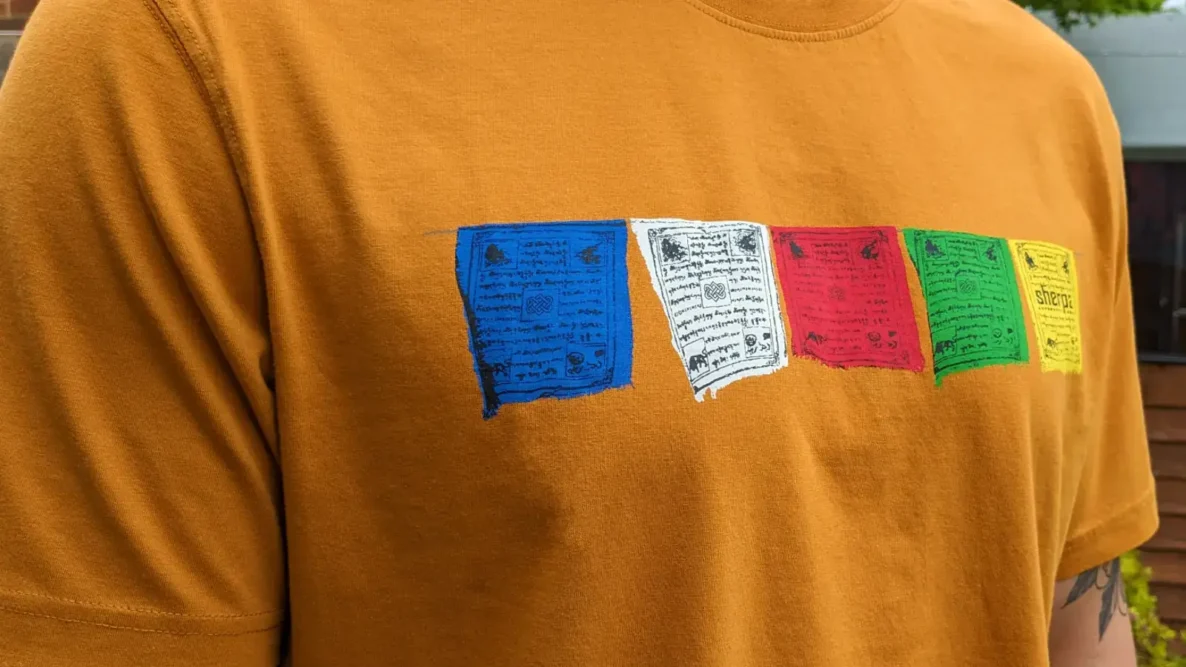 Sherpa Adventure Gear t-shirt front