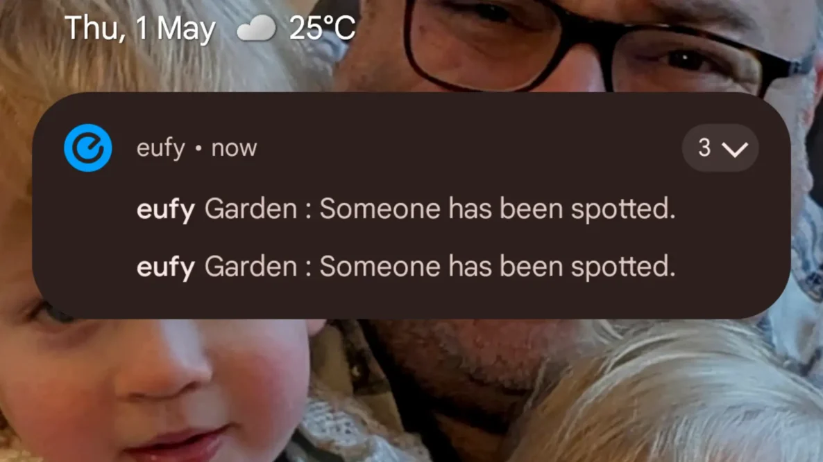Eufy Cam S3 Pro notifiactions