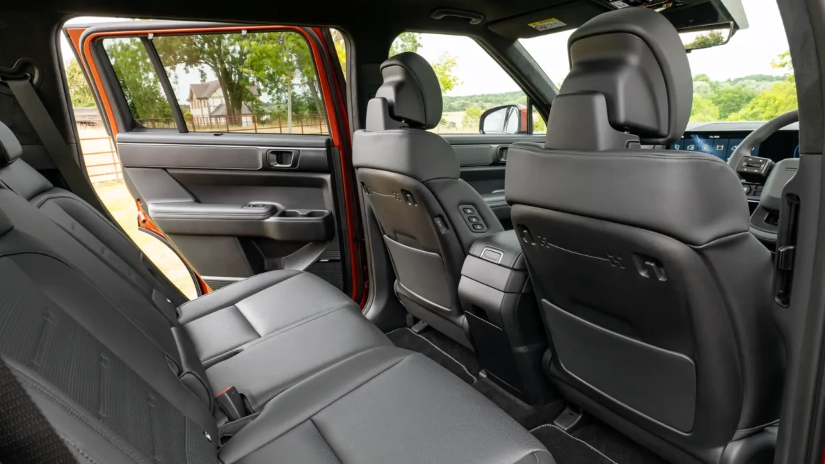 Hyundai Santa Fe rear seats