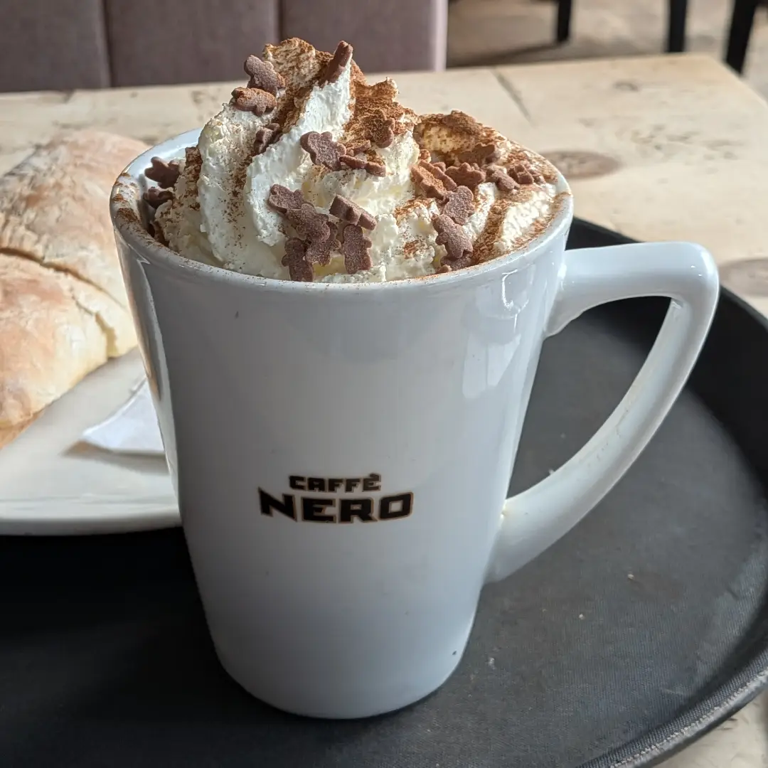 Christmas coffee from Caffe Nero