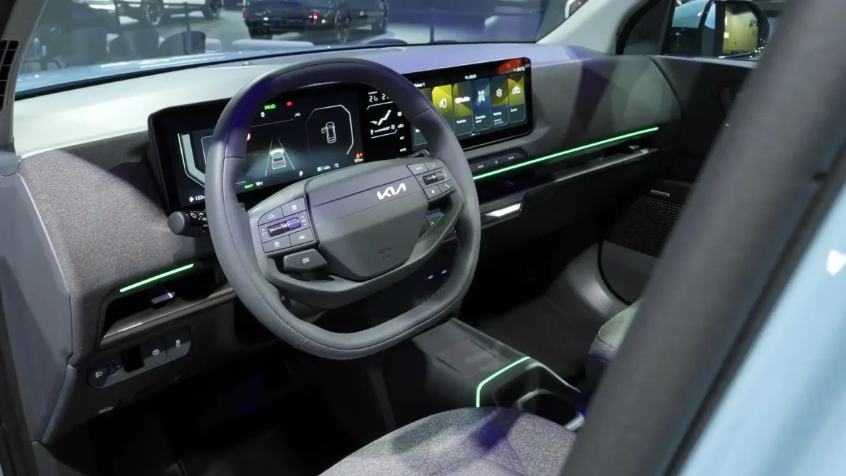 Kia EV2 interior at Brussels Motor Show