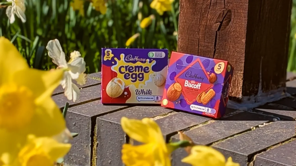 Easter eggs creme eggs biscoff filled eggs