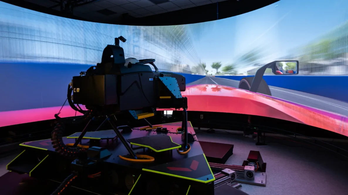 Nissan Formula E Dynisma DMG-1 simulator