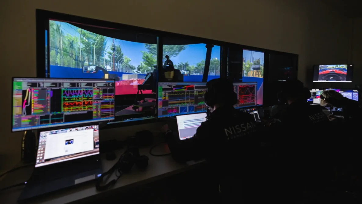 Nissan Formula E Dynisma DMG-1 simulator