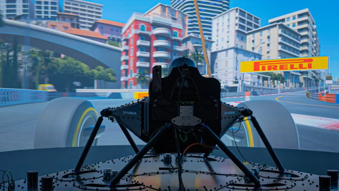 Nissan Formula E Dynisma DMG-1 simulator