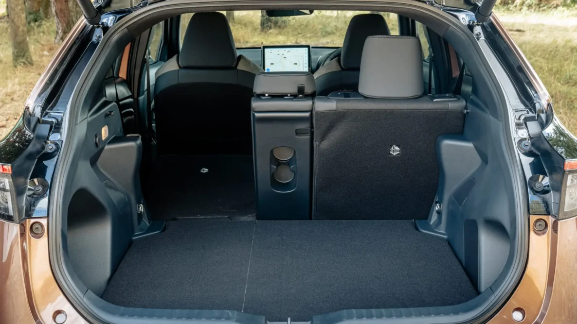 Toyota Yaris Cross 2026 boot with split fold rear seats