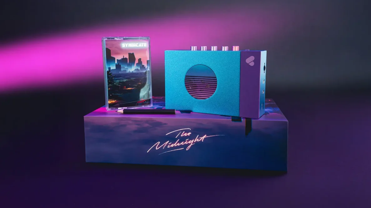The Midnight x We Are Rewind cassette player