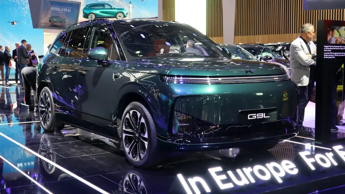 Xpeng G9L at the Paris Motor Show 2026